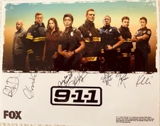 911 TV CAST 8.5X11 SIGNED PHOTO AUTOGRAPH ALL SIGNATURE POSTER REPRINT