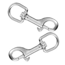2 Pcs Swivel Snap Hook Dog Leash Clip Replacement Heavy Duty Hooks