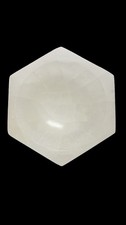 Selenite Hexagon Bowl Polished Cleansing Crystal Dish Reiki Healing Home Decor