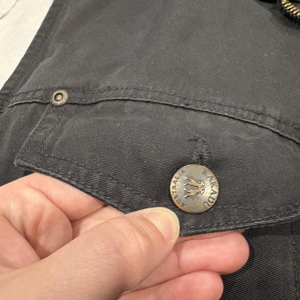 Kakadu Traders Hunting Vest Men XXL Black Canvas Zip Concealed Carry Australia - Image 4 of 4