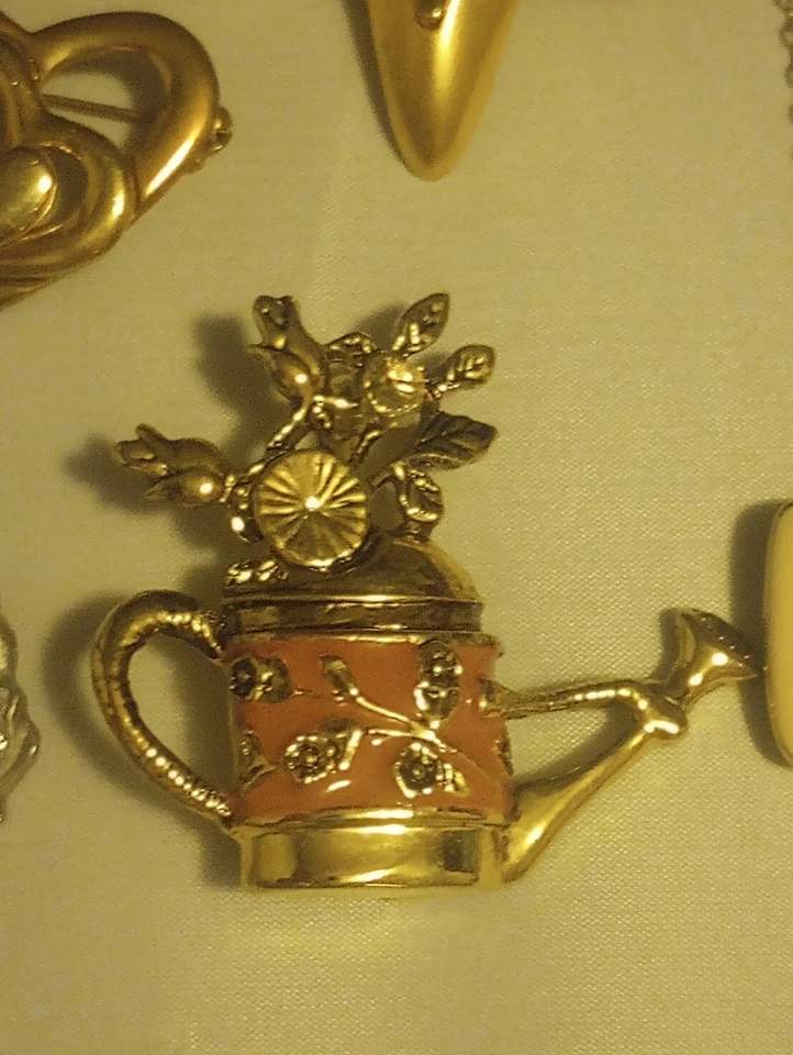 Vintage Jewelry LOT necklaces Brooch Assorted Napier Longaberger Foto 3 de 4