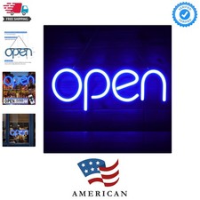 LED Open Sign,16x6 inch Open Sign for Business,With multiple flashing modes, ...