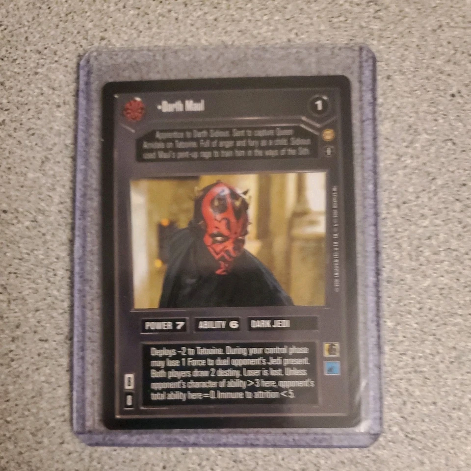 Star Wars CCG Deciper 6 Raro Foto 3 de 4
