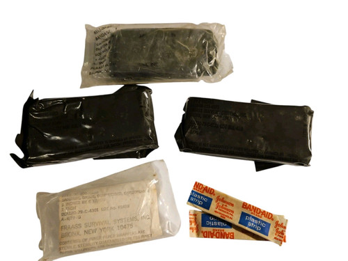 Vintage U.S Army Military Personal First Aid Kit 6545-00-911-8725 mit Bandagen - Bild 3 von 5