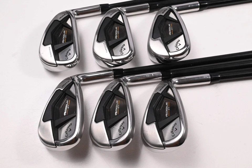 Callaway Rogue ST Max Irons / 6-PW+AW / Regular Flex Cypher 60 Shafts - Image 2 of 4