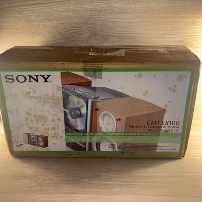 Sony CMT-EX100 Micro HiFi Component CD System Vertical Load - New