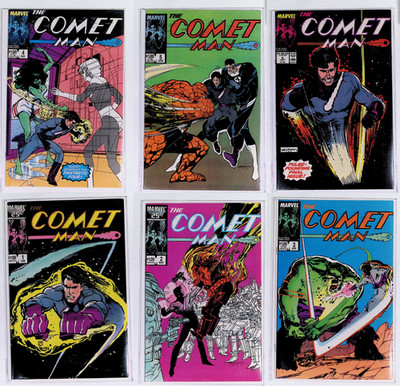Comet Man #1-6 Complete Series (Marvel Comics February 1987)