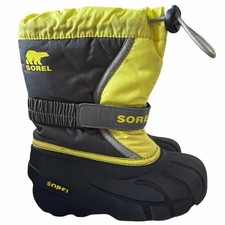 Sorel Kids Brown Youth FlurrySnow Boots Size 12 Unisex