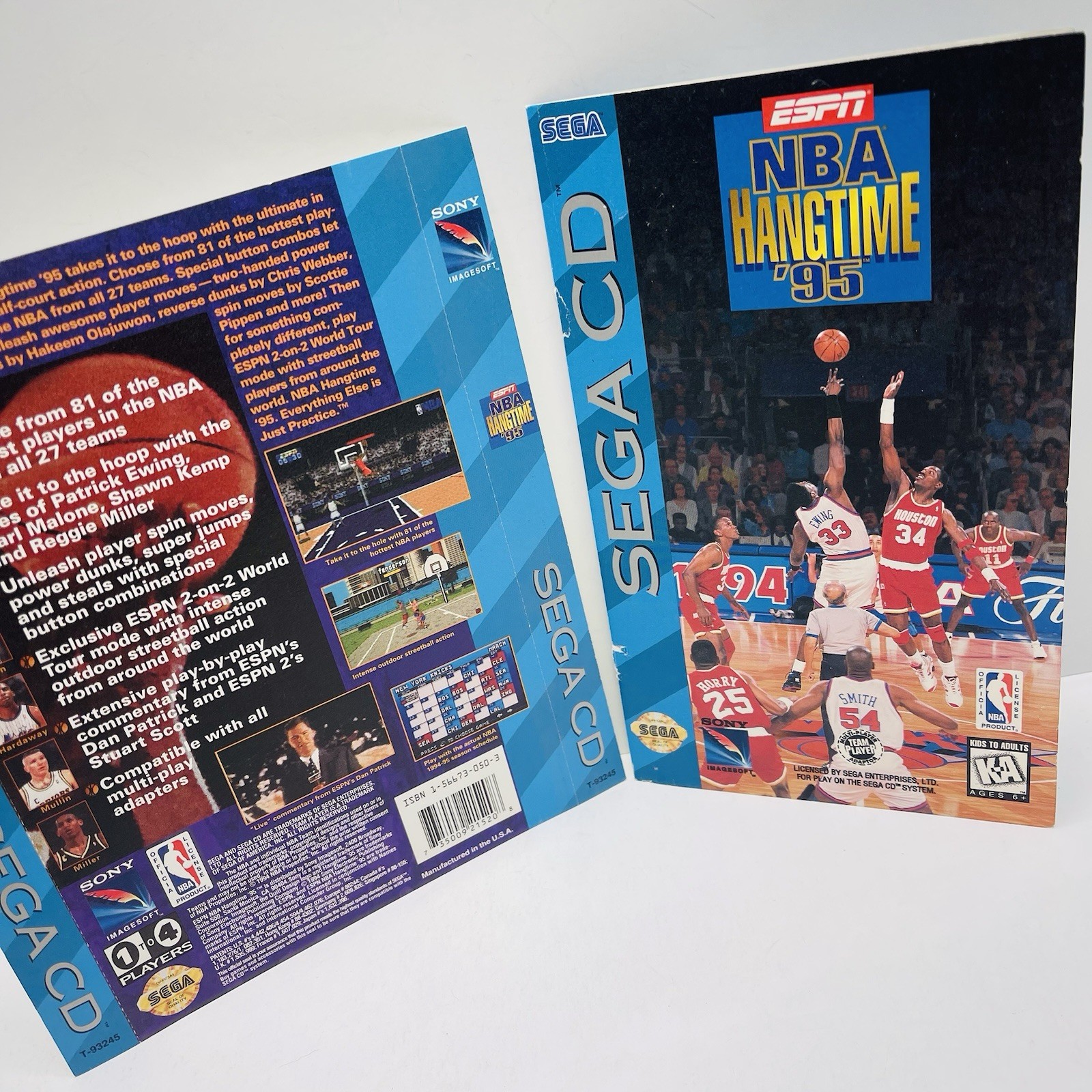 ESPN NBA Hangtime '95 (Sega CD, 1994)