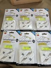 Case Of 6 (2-Pk) Under the Roof Decorating Place & Push Canvas Hangers 20 lbs