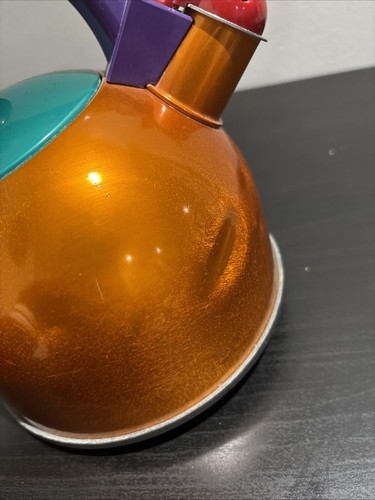 Rare Vintage 1980s Memphis Milano Style Japanese Cook Vessel Tea Kettle - Bild 6 von 14