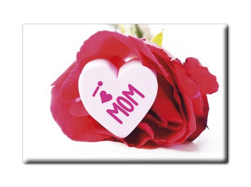 Magnet I LOV MOM Mother's Day Gift Family Birthday - Picture 1 of 8