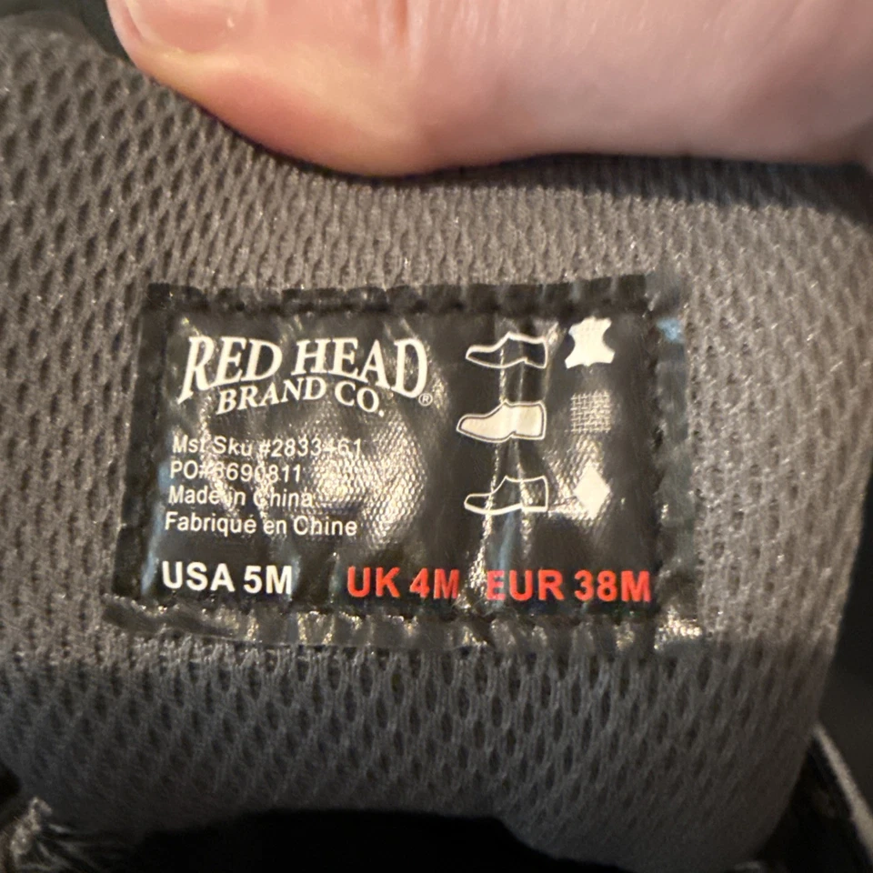 Botas impermeables de gamuza para senderismo Red Head Zipline jóvenes niños talla 5 Foto 4 de 4