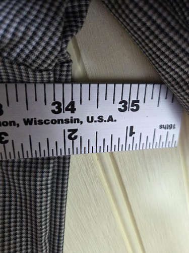 Red Kap Shirt Mens 3XL Gray Houndstooth Short Sleeve Work Button Up SP20H7 - Picture 5 of 6
