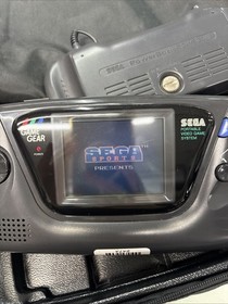 SEGA Game Gear Console with Games and Accessories - Tested and Working