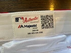 GAME ISSUED MAJESTIC MLB BASEBALL PANTS TBTC KANSAS CITY ROYALS SIZE 38-43-24
