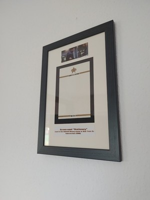 Star Trek Insurrection - Der Aufstand Movie Prop, Notizzettel der Enterprise-E