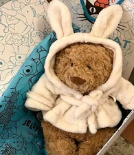 Jellycat Bathrobe Bartholomew Bear NWT-Birthday Gift Cute Sofe Plush Toys 🐻