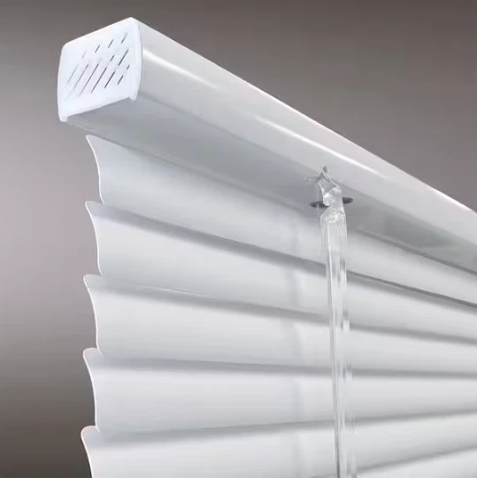 White Cordless Room Darkening Vinyl Mini Blinds with 1 in. Slats 20.5" W x 72" L - Image 3 of 4