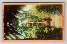 Santa Barbara CA-California, Santa Barbara Mission Crucifix, Vintage Postcard