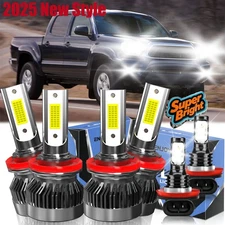 For Toyota Tacoma 2016-2023 LED Headlight High Low Beam Fog Light Bulb 10000lm
