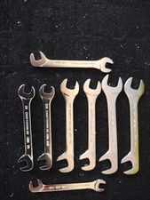 Craftsman 8 Piece Open End Thin Miniature Ignition Wrench Set SAE NEW