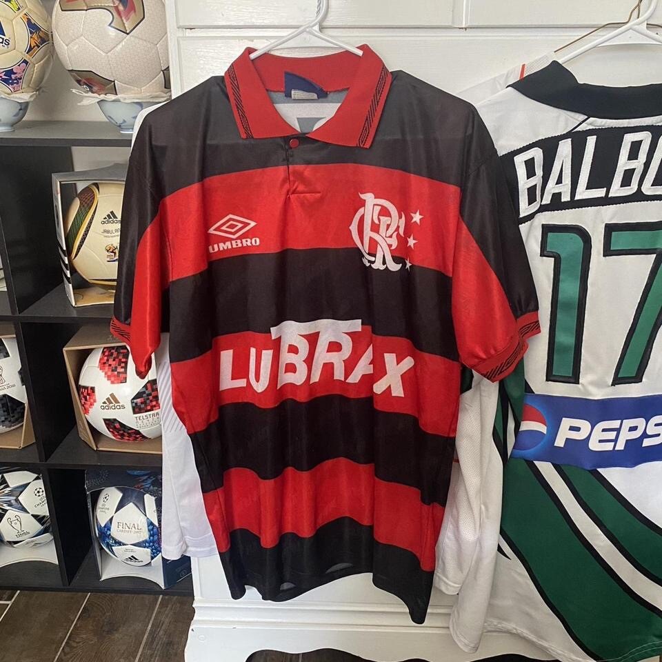 Vintage Umbro 1993 Flamengo home soccer jersey Brazil Copa Libertadores