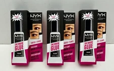 x3 NYX Black The Brow Glue TBG05 Tinted Brow Styler Makeup