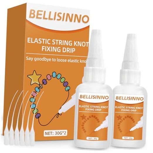 Professional Clear Elastic Bracelet String for Secure Knots and Drips