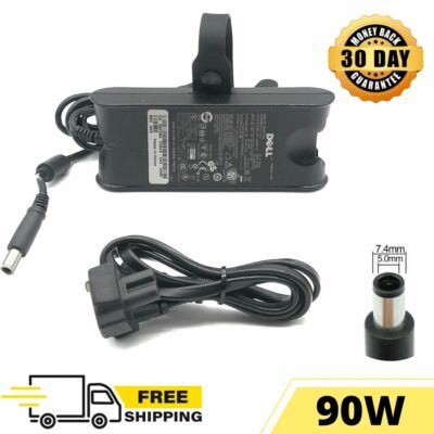 90W Dell OEM Adapter Charger - Latitude Laptop D600 D620 D800 D810 D830 w/cord