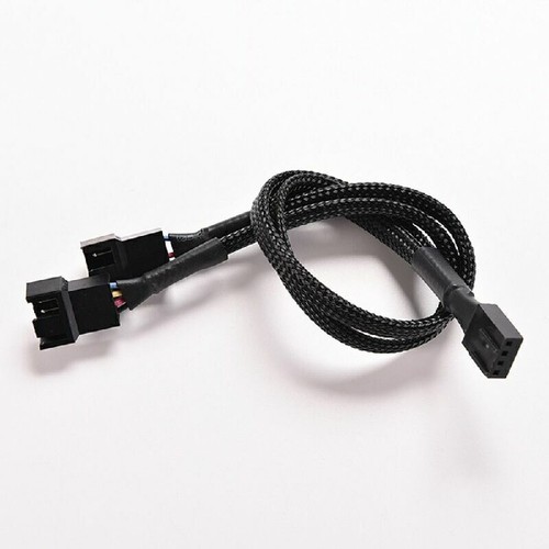 1pc 4 Pin PWM To Dual PWM Splitter Adapter PC Fan T1Y5 Case For CPU 2024 Q6F4 - Photo 6/11