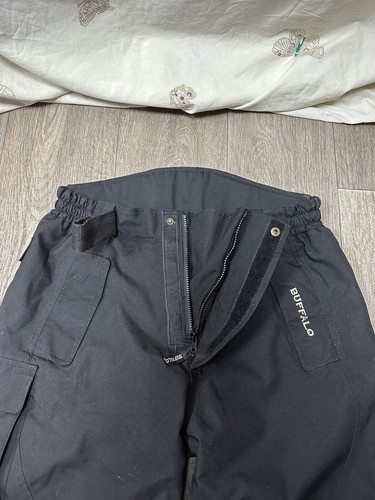 Buffalo Motorcycle Black Trousers With Knee Pads - Size XL (105cm Long) - Picture 4 of 8
