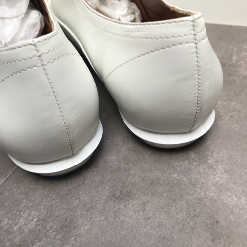 Calvin Klein Collection Ladies White Shoes Uk 4 Eu 37M 10033 Reggie Classic Calf - Picture 11 of 13