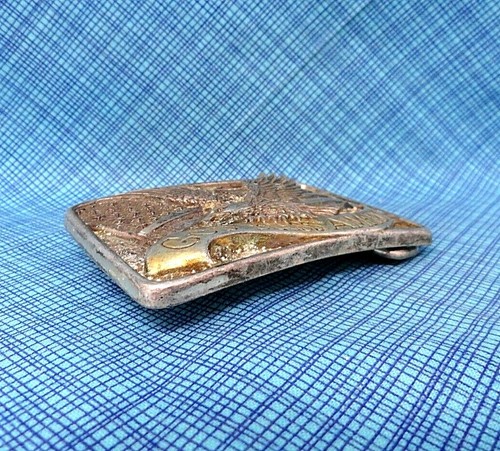 God Bless America Eagle Flag Belt Buckle Western Patriotic Vintage 80s .PCB009 - Picture 4 of 6