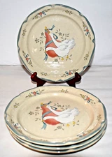 International China - MARMALADE - Set of 4 - 7 1/2" SALAD PLATES