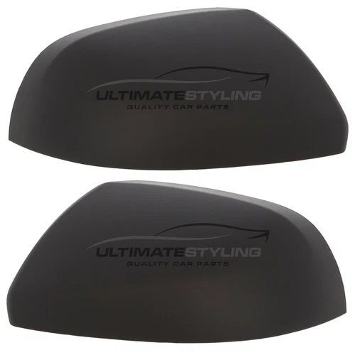 Mercedes Vito W447 2015-> Door Wing Mirror Cover Cap Case Black Pair Left Right