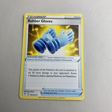 Pokémon Rubber Gloves 156/203 Evolving Skies Uncommon Sword And Shield Trainer