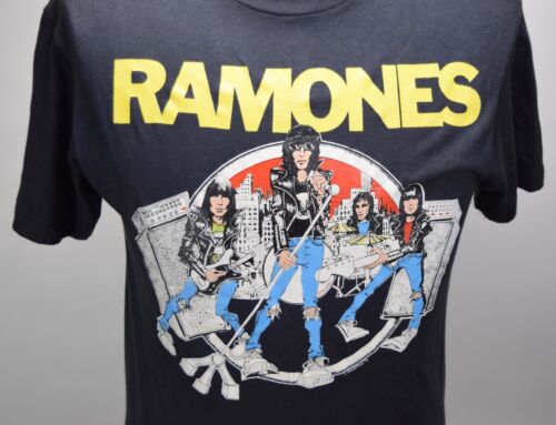 レア usa製 ramones リンガーtシャツ バンドt vintage L-