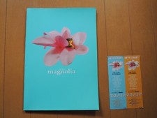 MAGNOLIA Paul Thomas Anderson Japanese Movie Program W/Discount pair ticket MAGNOLIA Paul Thomas Anderson Japanese Movie Program W/Discount pair ticket