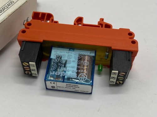 Entrelec 20046-24 relay module 002004624, RM121 24vdc 16A sub ABB 1SNA020046R240 - Picture 7 of 8