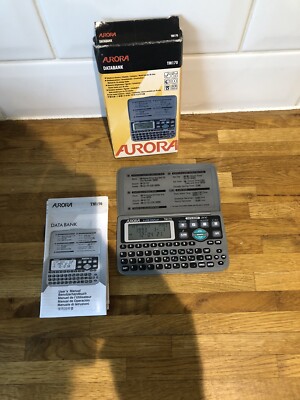 AURORA 3-zeiliges Display Agenda Datenbank Elektronik TM170