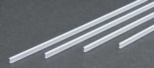 Evergreen Styrene I Beam .125 3.2mm (4) - Model Railroad Scratch Building