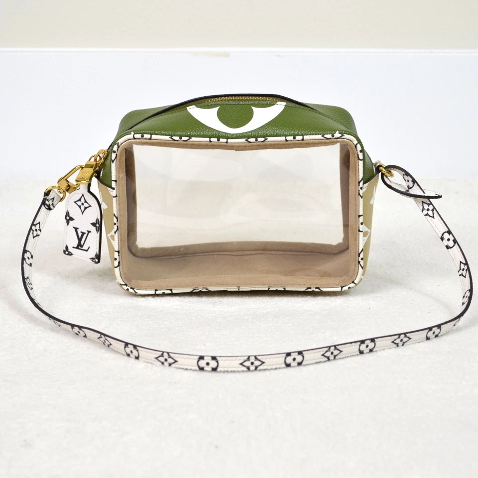 Louis Vuitton Beach Pouch Monogram Khaki Green Shoulder Bag Handbag Bag Purse - Image 2 of 4