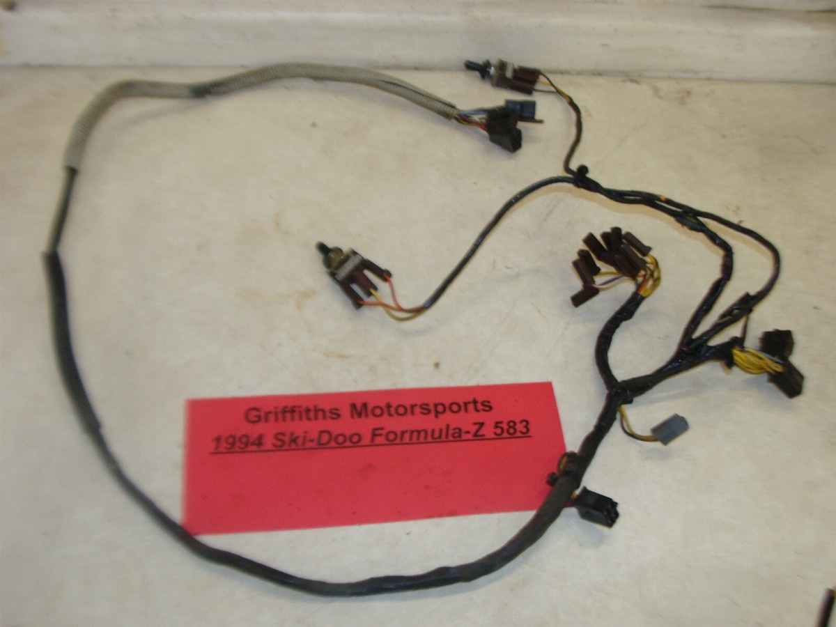 1994 Ski-Doo Formula Z 583 hood wiring harness hand thumb heater