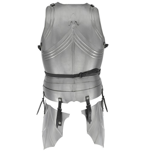 Gothic Cuirass With Tassets, Steel Breastplate Armor Jacket GIFT LARP - Picture 5 of 9