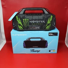 BUMPBOXX Thump Monster Energy Exclusive Official Black Speaker Bluetooth IPX6
