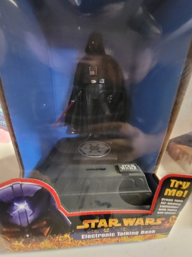 NEW WORKS Star Wars Darth Vader Electronic Taking Bank Think Way Toys 2005 - Picture 2 of 7