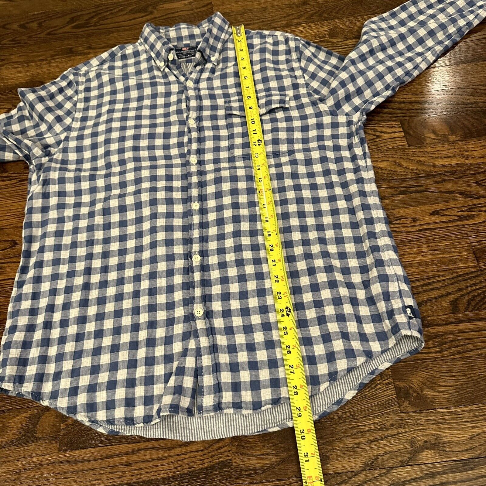 VINEYARD VINES Flannel Shirt mens L CROSBY L/S Th… - image 4