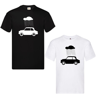 T-Shirt FANTOZZI Paolo Villaggio Film Cover schwarz oder weiß Wolke und Maschine