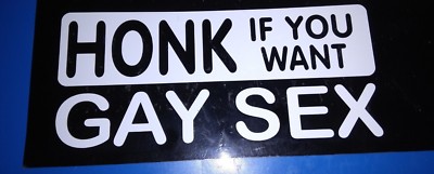 Divertente Adesivo Per Paraurti Auto, Macchina O Moto Con Scritta In Lingua Inglese "Honk If You Want A BlowJob - Foto 11